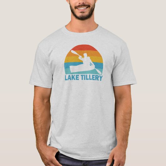 Meer van Tillery North Carolina Kayak T-shirt (Voorkant)