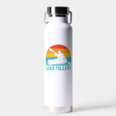 Meer van Tillery North Carolina Kayak Waterfles (Voorkant)