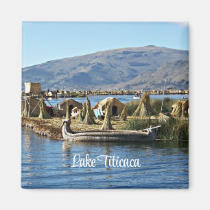 Meer van Titicaca - Floating Island Magneet