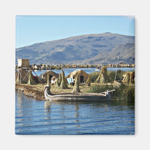 Meer van Titicaca - Floating Island Magneet