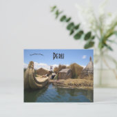 Meer van Titicaca Peru Briefkaart (Staand voorkant)