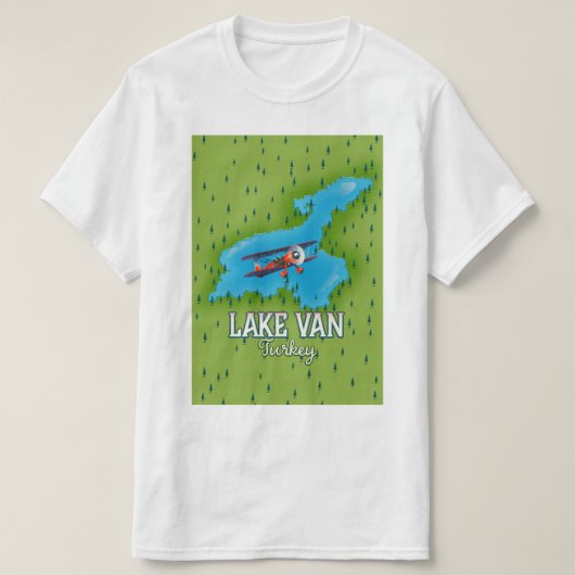 Meer Van Turkije Kaart T-shirt (Design voorkant)