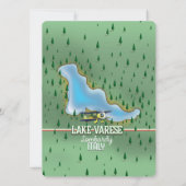 Meer van Varese, Lombardije, Italië reisposter (Achterkant)