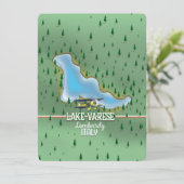 Meer van Varese, Lombardije, Italië reisposter (Staand voorkant)