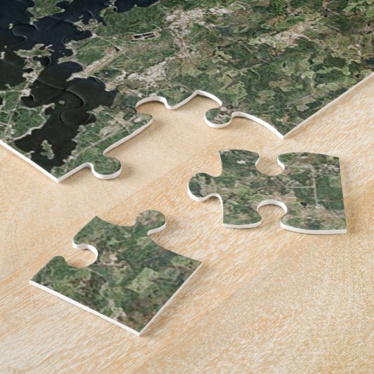 Meer van Vermilion Jigzaag Puzzle Legpuzzel (Zijkant)