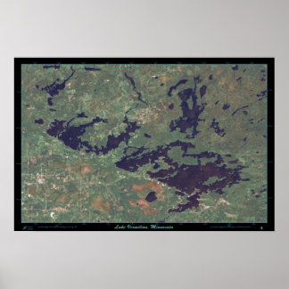 Meer van Vermilion, poster van de Minnesota-satell
