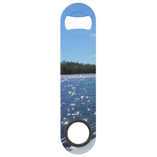 Meer van Vermilion SparkelBlue Waters Speed Flessenopener (Achterkant)