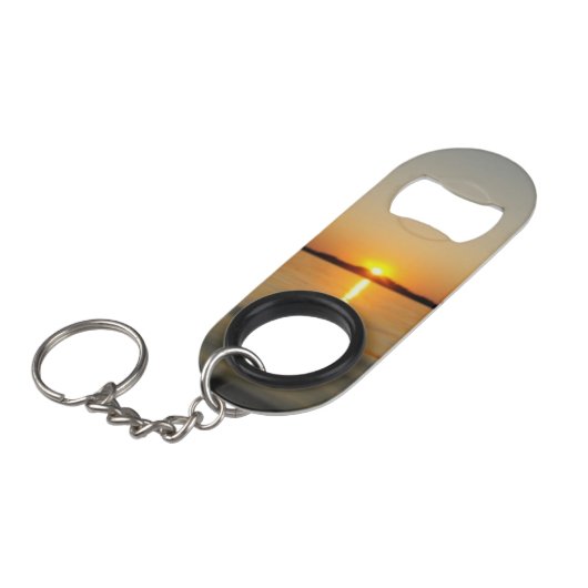 Meer van Vermilion Volcanic Sunset Mini Flessenopener (Voorkant Gekanteld)