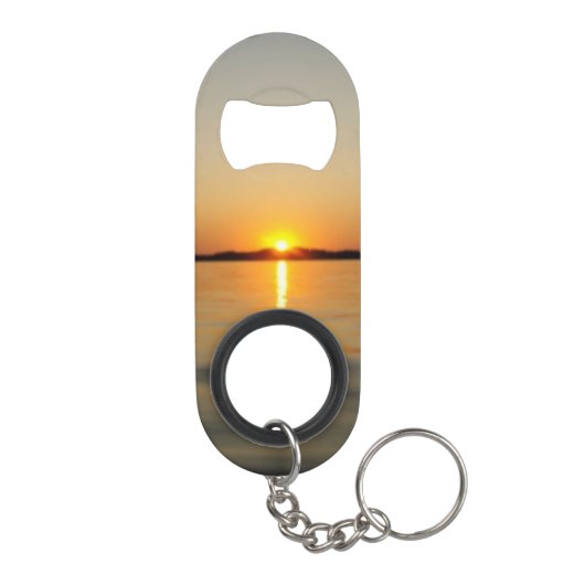 Meer van Vermilion Volcanic Sunset Mini Flessenopener (Achterkant)