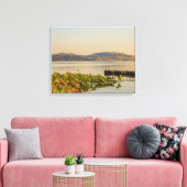 meer van Viverone, Italië op canvasprint Canvas Afdruk (Insitu (Woonkamer))