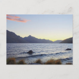 Meer van Wakatipu op Sunset, Queenstown, NZ Briefkaart