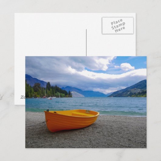 Meer van Wakatipu, Queenstown - Briefkaart (Voorkant / Achterkant)