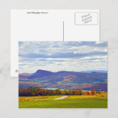 Meer van Willoughby, Vermont, in het najaar Briefkaart (Voorkant / Achterkant)