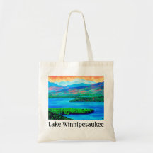 Meer van Winnipesaukee Canvas tas