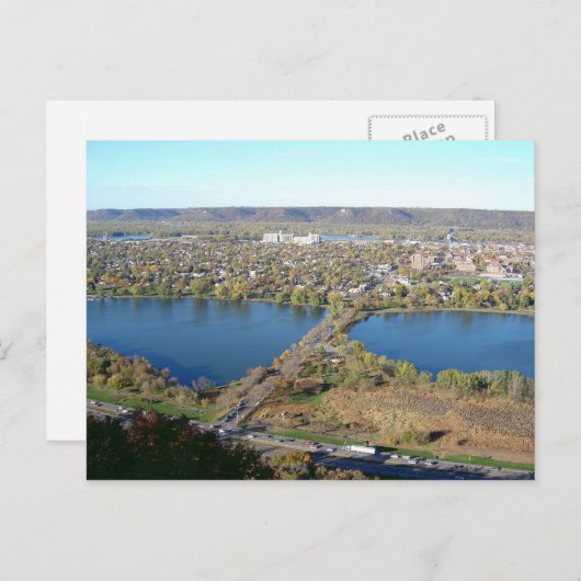 Meer van Winona - Winona, MN Briefkaart (Voorkant / Achterkant)