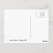 Meer van Winona - Winona, MN Briefkaart (Achterkant)