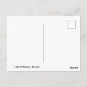 Meer van Wolfgang Oostenrijk Briefkaart (Achterkant)