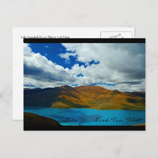 Meer van Yamdrok-Tso in Tibet Briefkaart (Voorkant / Achterkant)