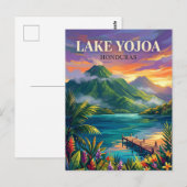 Meer van Yojoa Honduras Briefkaart (Voorkant / Achterkant)