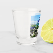 Meer van Zürich Bloemen Shot Glas (Links)
