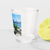 Meer van Zürich Bloemen Shot Glas (Rechts)