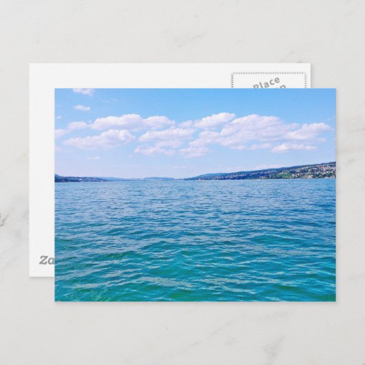 Meer van Zurich Briefkaart (Voorkant / Achterkant)