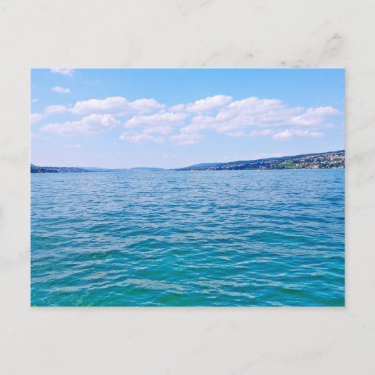 Meer van Zurich Briefkaart (Voorkant)