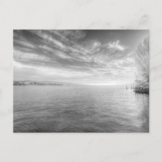 Meer van Zürich Infrared Feestdagenkaart (Voorkant)