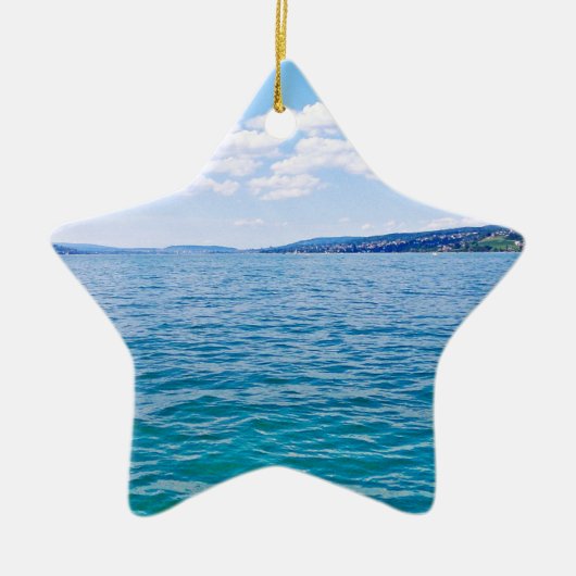 Meer van Zurich Keramisch Ornament (Voorkant)