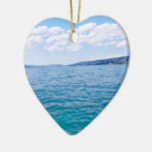 Meer van Zürich Keramisch Ornament (Links)