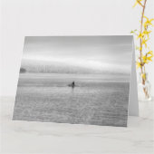 Meer van Zurich Single Sculler Kaart (Gele Bloem)