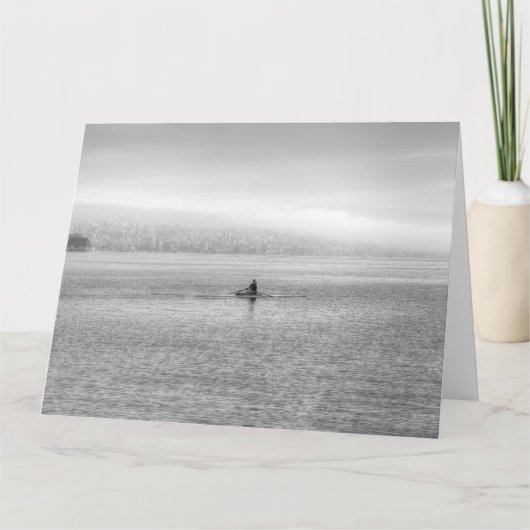 Meer van Zurich Single Sculler Kaart (Voorkant)