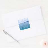 Meer van Zurich Vierkante Sticker (Envelop)