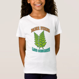 Meer varens, minder beton t-shirt