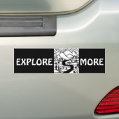 MEER VEELVOUDIGE camper RVing Bumpersticker (Op auto)
