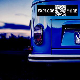 MEER VEELVOUDIGE camper RVing Bumpersticker