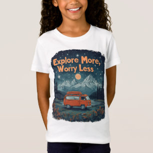 Meer verkennen, minder zorgen t-shirt