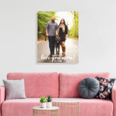 Meer verloving foto canvas afdruk (Insitu (Woonkamer))
