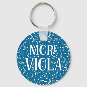 Meer Viola - Blue White Music Sleutelhanger