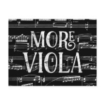 Meer Viola Schoolbord - Zwarte Witte Muziek