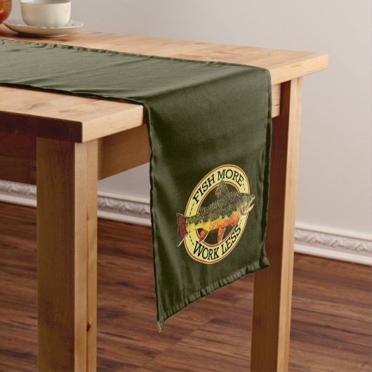 Meer vis - minder werk medium tafelloper (Voorbeeld)