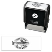 MEER VISSEN - MINDER WERK  ZELFINKTENDE STEMPEL (In situ)