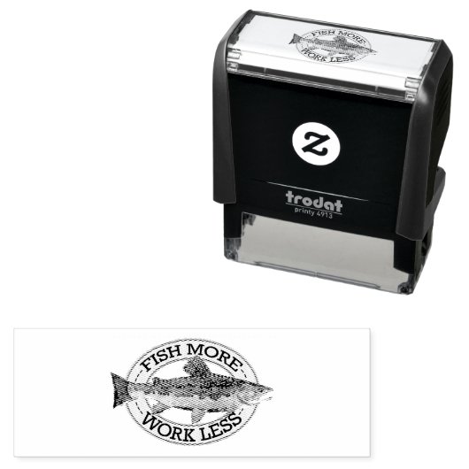 MEER VISSEN - MINDER WERK ZELFINKTENDE STEMPEL (In situ)