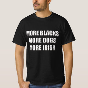 Meer vlekken, meer honden, meer Ierse grafische T- T-shirt