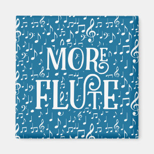 Meer vlot - blauwe witte muziek magneet