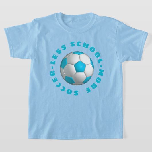 Meer voetbalTurquoise T-shirt (Laagn)