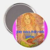 meer volksgitaar magneet (Voorkant / Achterkant)