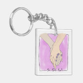 Meer vriendelijke sleutelring sleutelhanger (Voorkant Links)