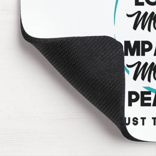 Meer vriendelijkheid, meer liefde muis pads muismat (Hoek)