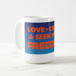 Meer Vrijheid Retro Koffiemok